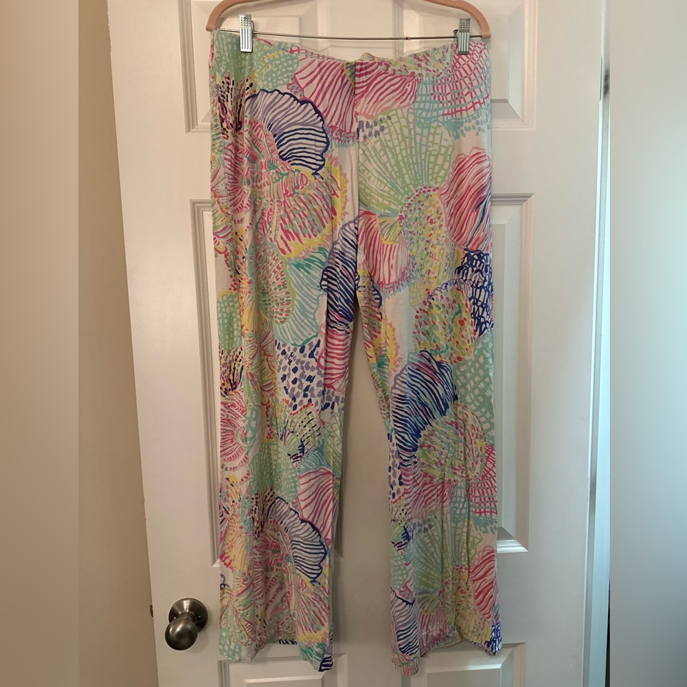 Lilly Pulitzer cotton plazo pants